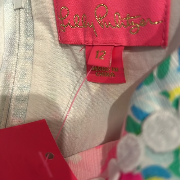 Lilly Pulitzer Jesse Romper Pop Up Summer Remix Patch size 12 NWT - Picture 3 of 9